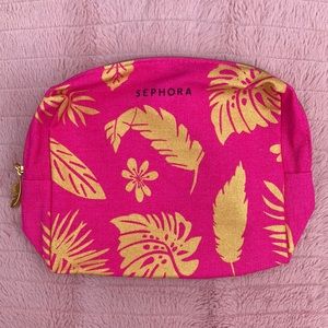 Sephora, NWOT Makeup Bag, Tropical Cosmetic Clutch
